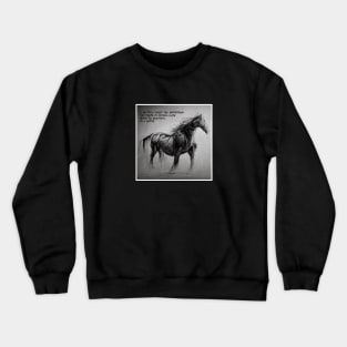 beautiful horse Crewneck Sweatshirt